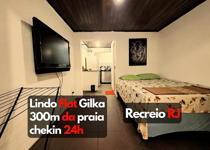 Lindo Flat 2 A 300 Mts Da Praia Posto 12 Recreio